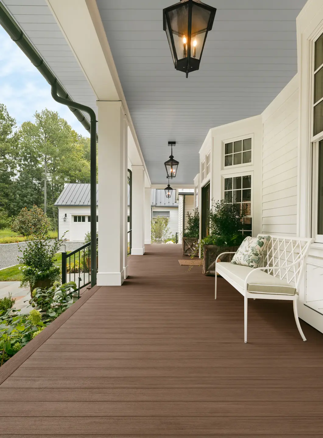 TimberTech Advanced PVC Vintage English Walnut Decking